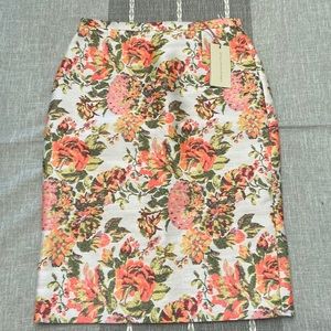 Stella McCartney neon floral skirt